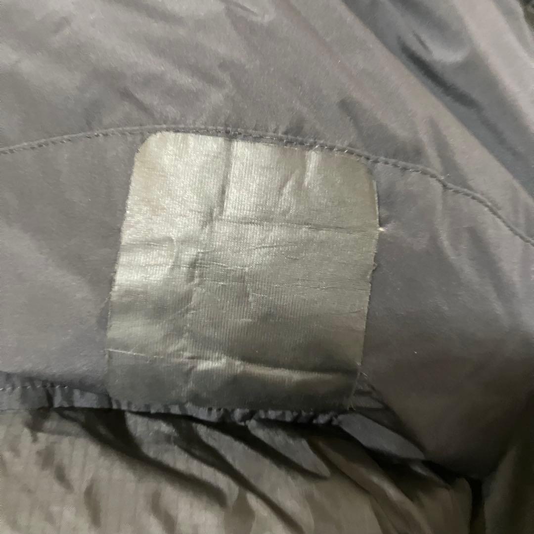 訳あり XL ノースフェイス ウィンドストッパーヌプシ ダウンジャケット 黒