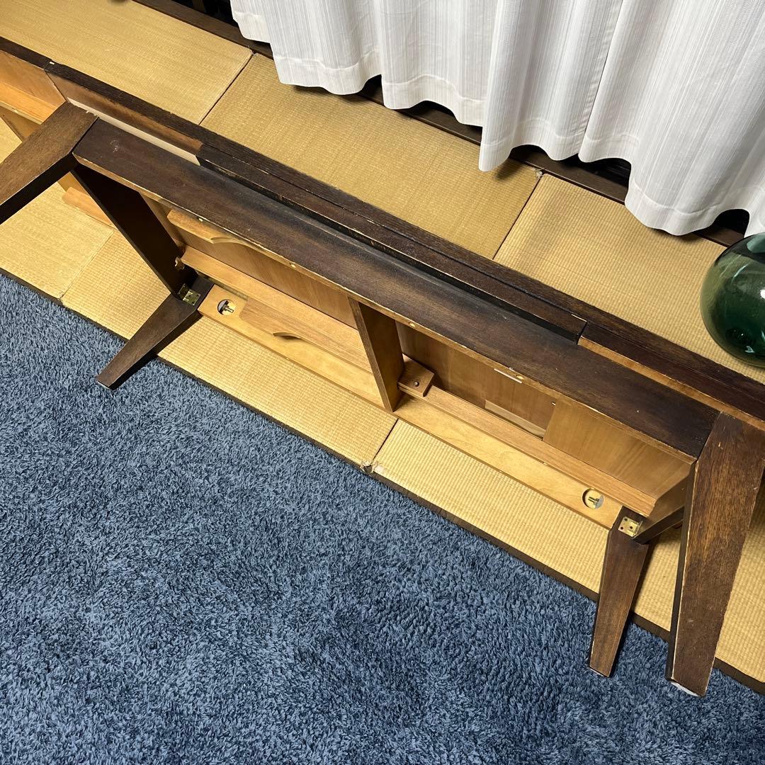 ギミック　可動部良好　ローテーブル　ダイニングテーブル