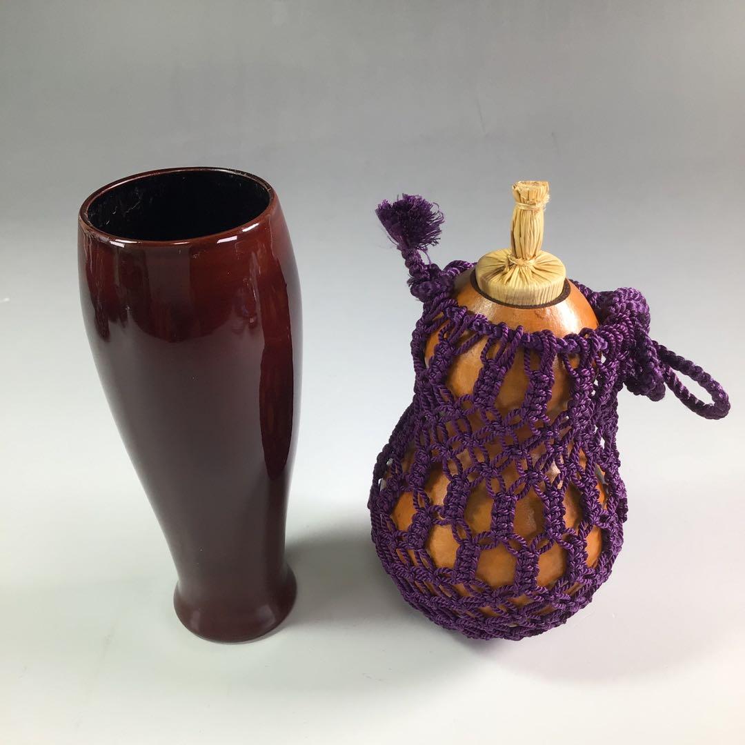 Ｒ６５１　御所籠　『篭師　和田鱗司作』『竹茶籠』『茶器揃』　共箱　茶道具