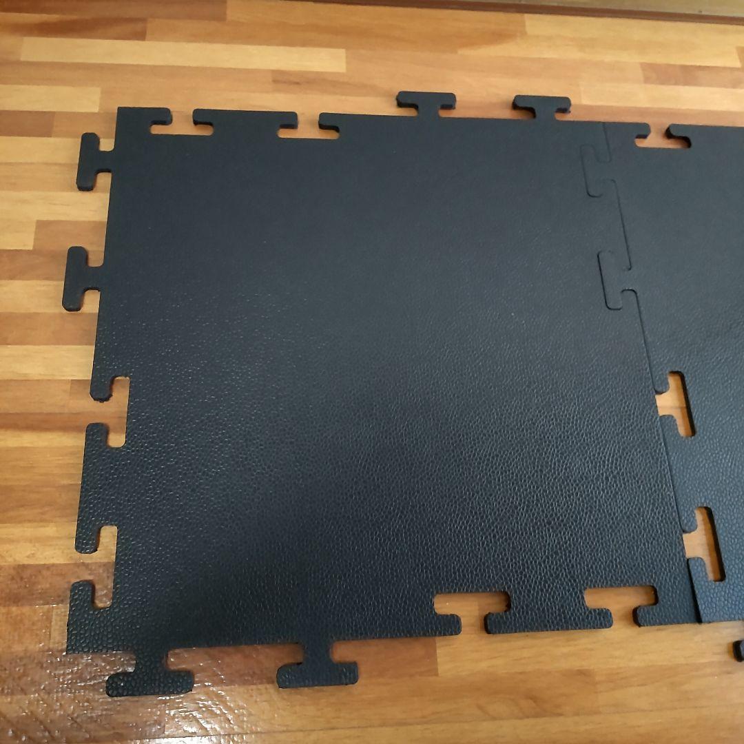 カット箇所あり2枚 ivanko イヴァンコ ブラック ラバー フロアマット