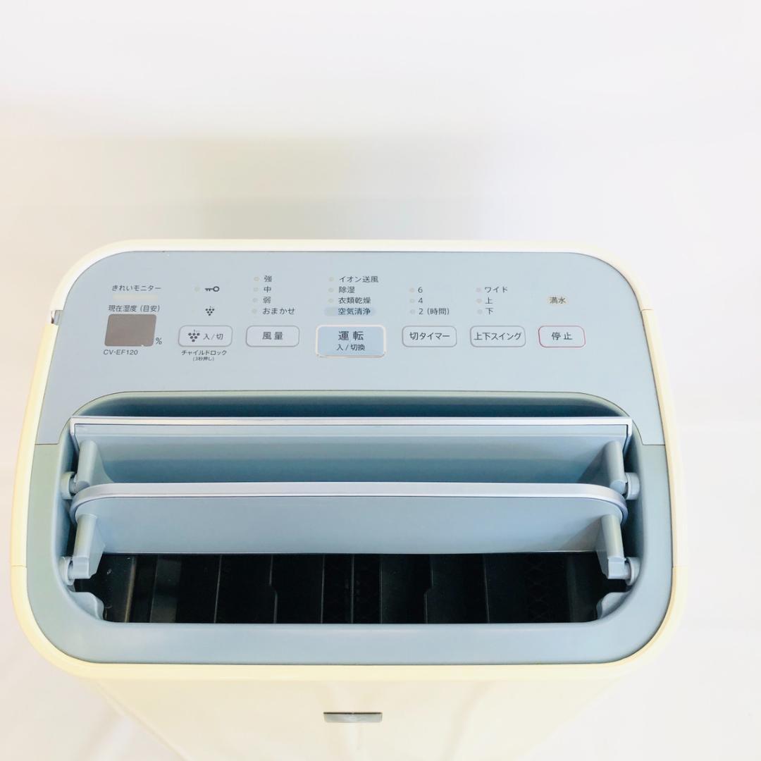 SHARP 除湿機 兼 空気清浄機 CV-EF120-W 衣類乾燥 「3411