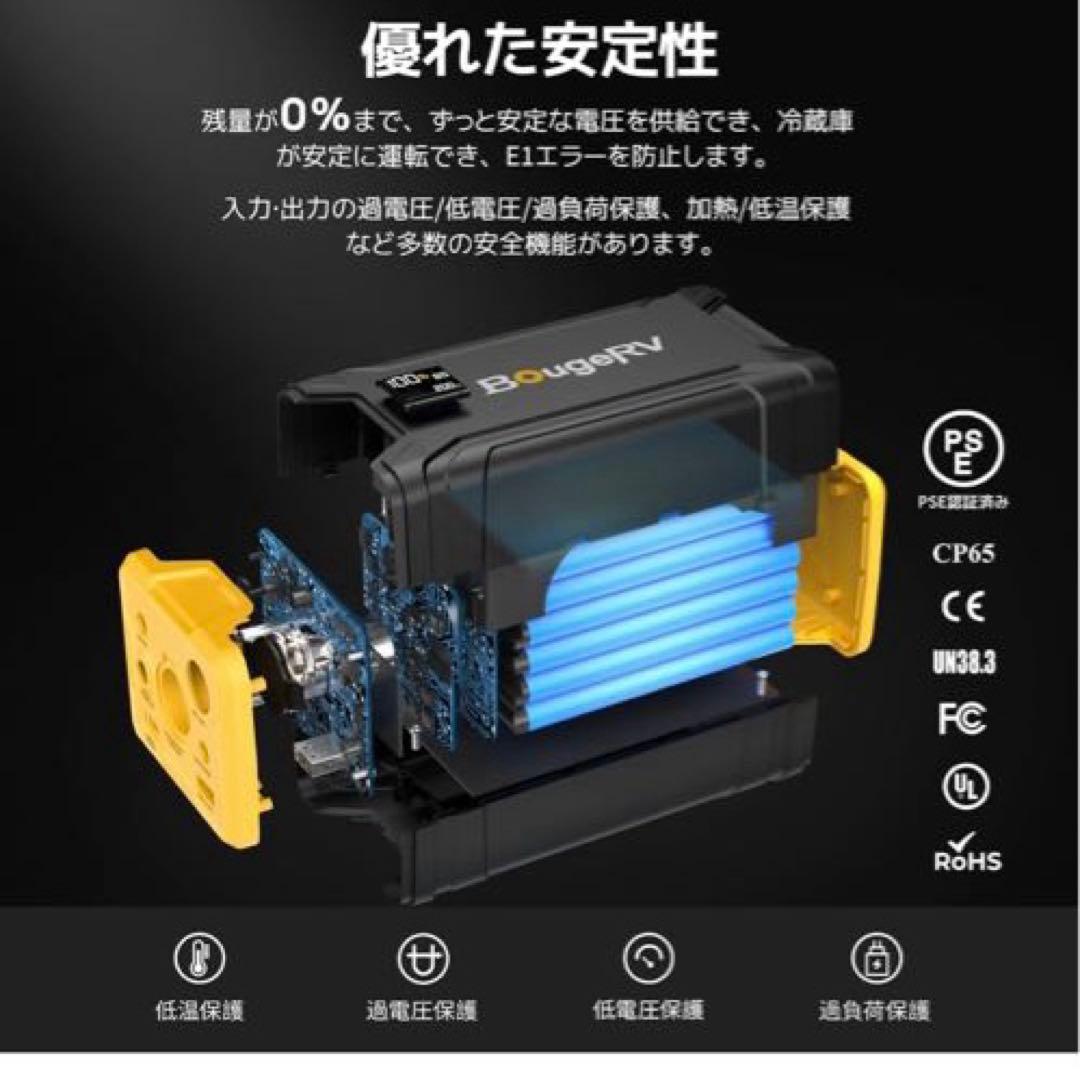 BougeRV ポータブル冷温庫車載冷温庫 25L➕専用バッテリー