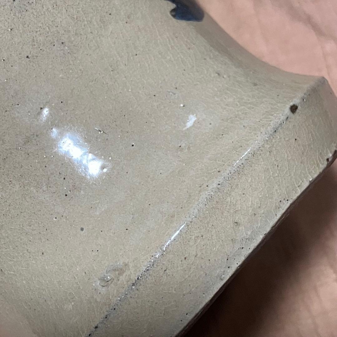 (希少) 壺屋焼　小橋川仁王　花瓶　鶏　沖縄　民藝　柳宗悦　やちむん