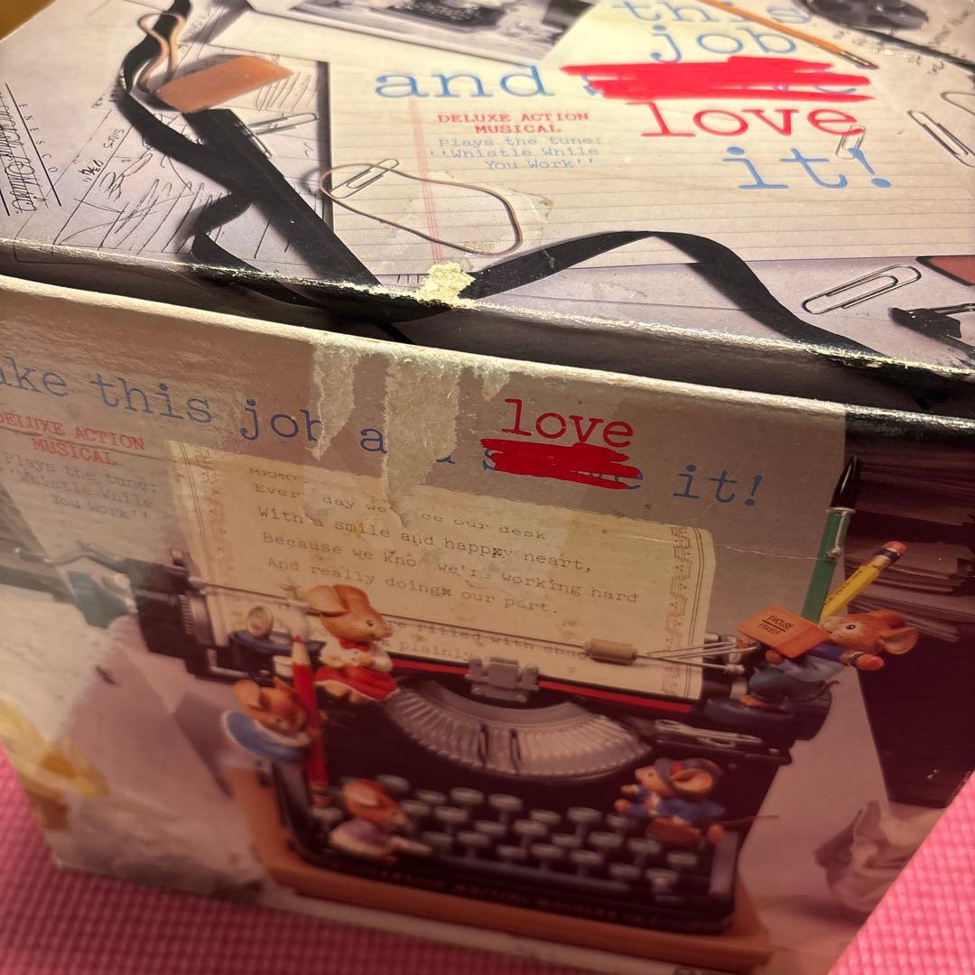 ENESCO オルゴール　タイプライターP2