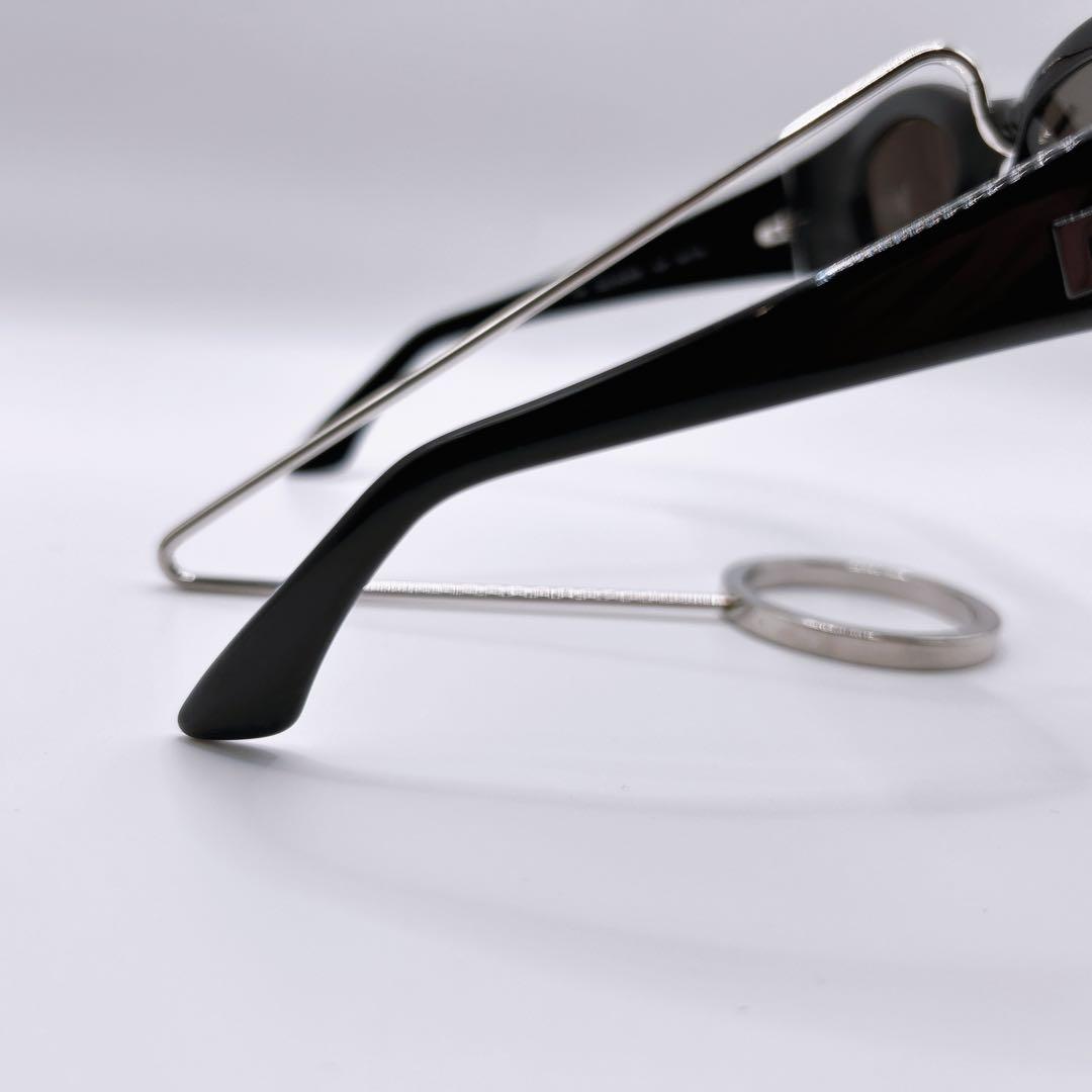 希少✨グッチ サングラス サイドロゴ Gロゴ ブラック ゴールド