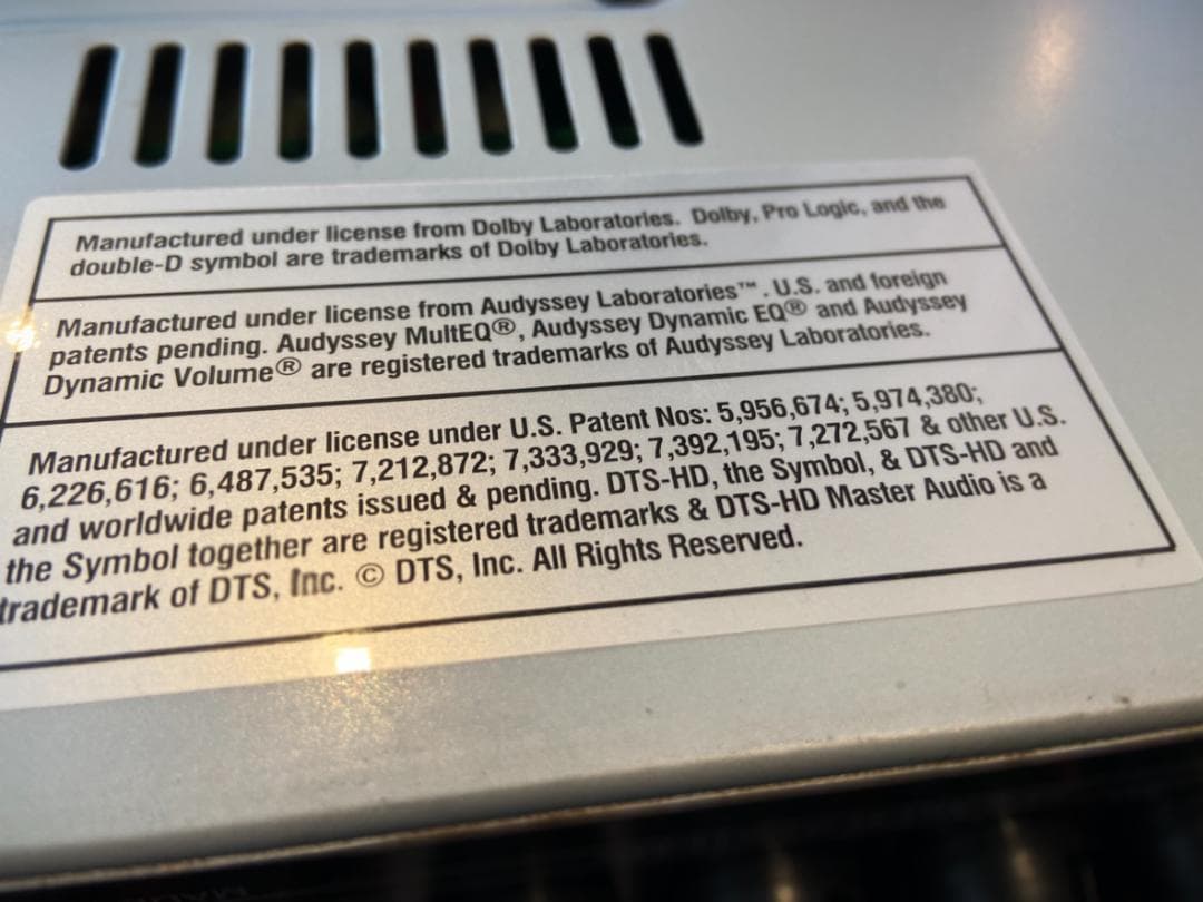 Marantz NR1603 AVサラウンドレシーバー リモコン•電源ケーブル付