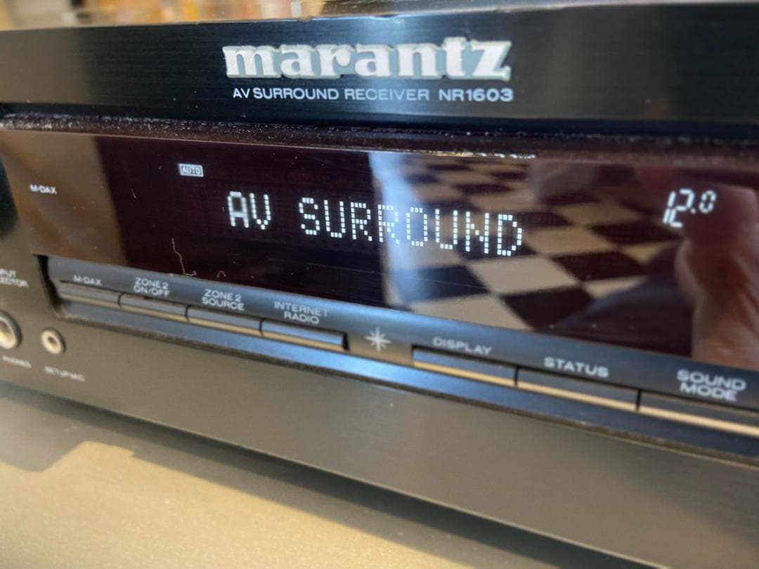 Marantz NR1603 AVサラウンドレシーバー リモコン•電源ケーブル付