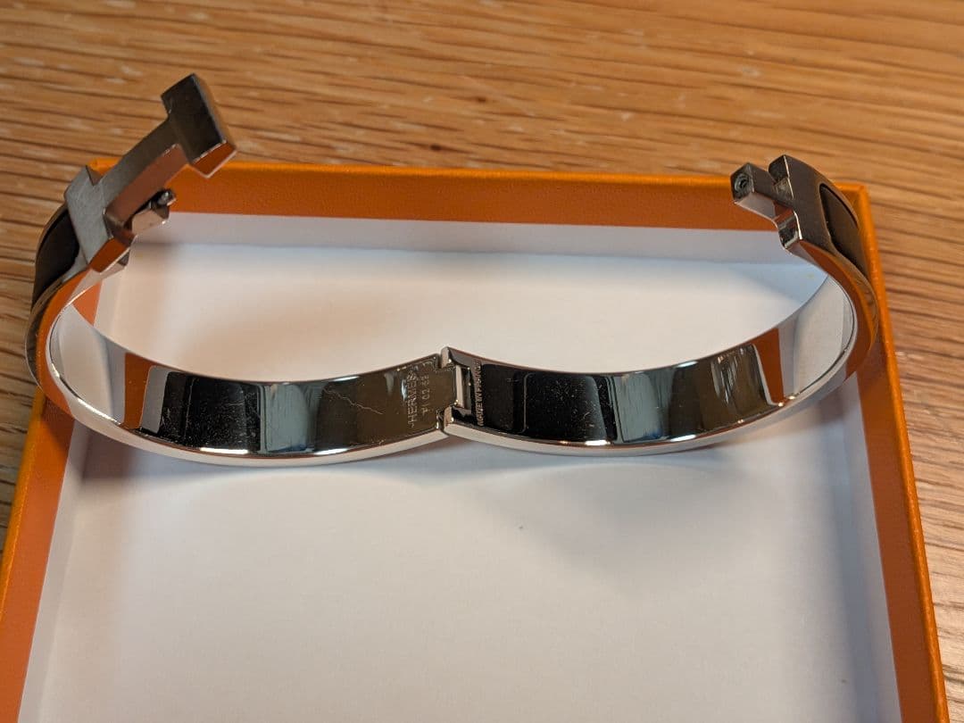 【美品】クリックHH HERMES(エルメス) メンズブレスレット