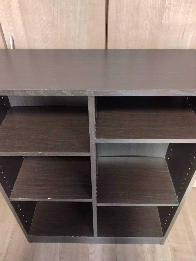 本棚 ニトリ サラ ダークブラウン