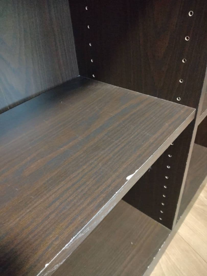 本棚 ニトリ サラ ダークブラウン