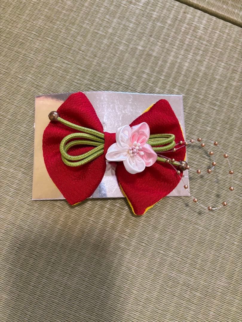 マユミブランド 3歳 七五三 赤 着物 フルセット