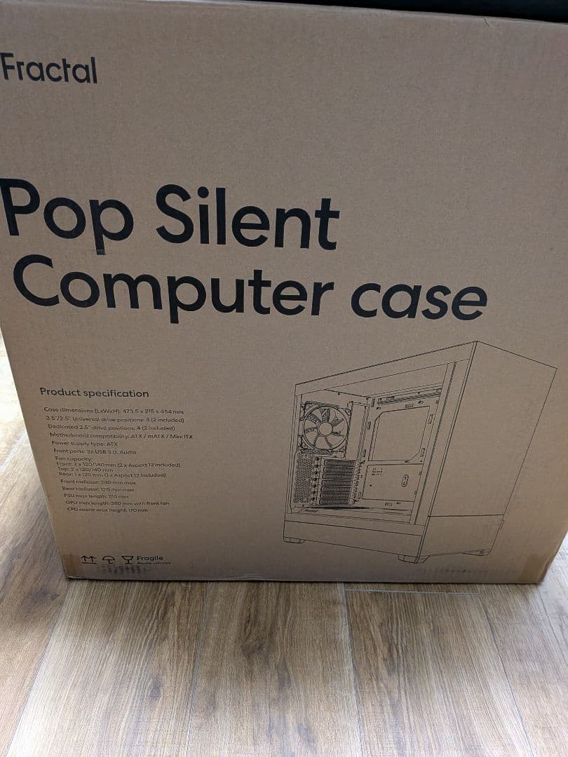 Fractal Design Pop silent ミドルタワーケース