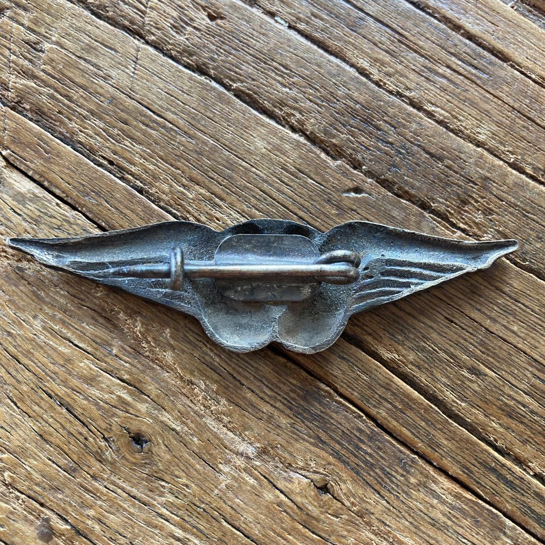 50's 60's ヴィンテージ　ピン　ブローチ　BUSH PILOT バイカー