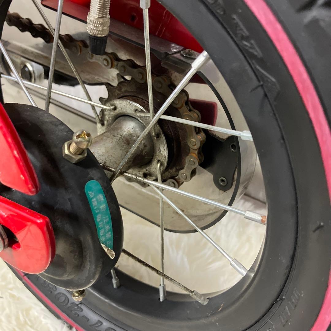 【美品】へんしんバイク 12インチ レッド　赤