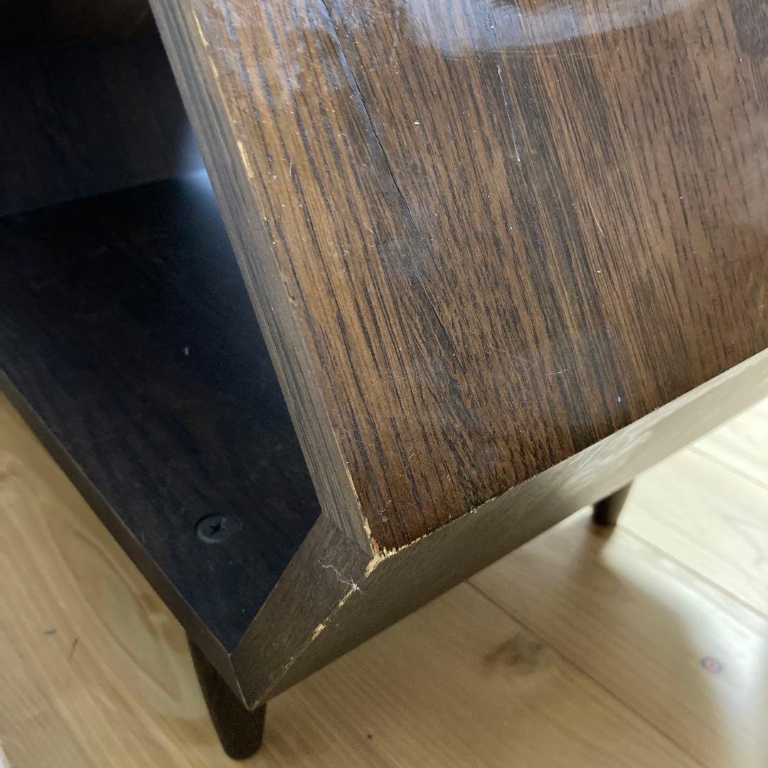 カリモク家具　ハニカム　ガラスローテーブル　生産終了　レア