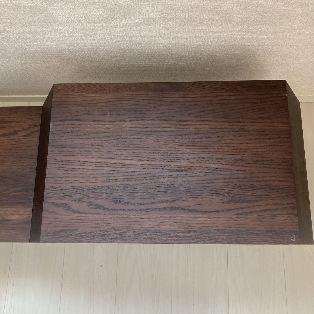 カリモク家具　ハニカム　ガラスローテーブル　生産終了　レア