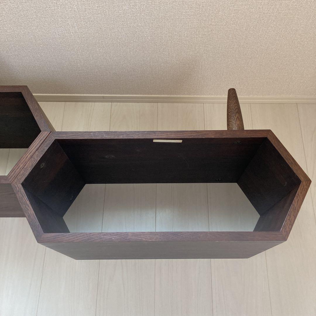 カリモク家具　ハニカム　ガラスローテーブル　生産終了　レア