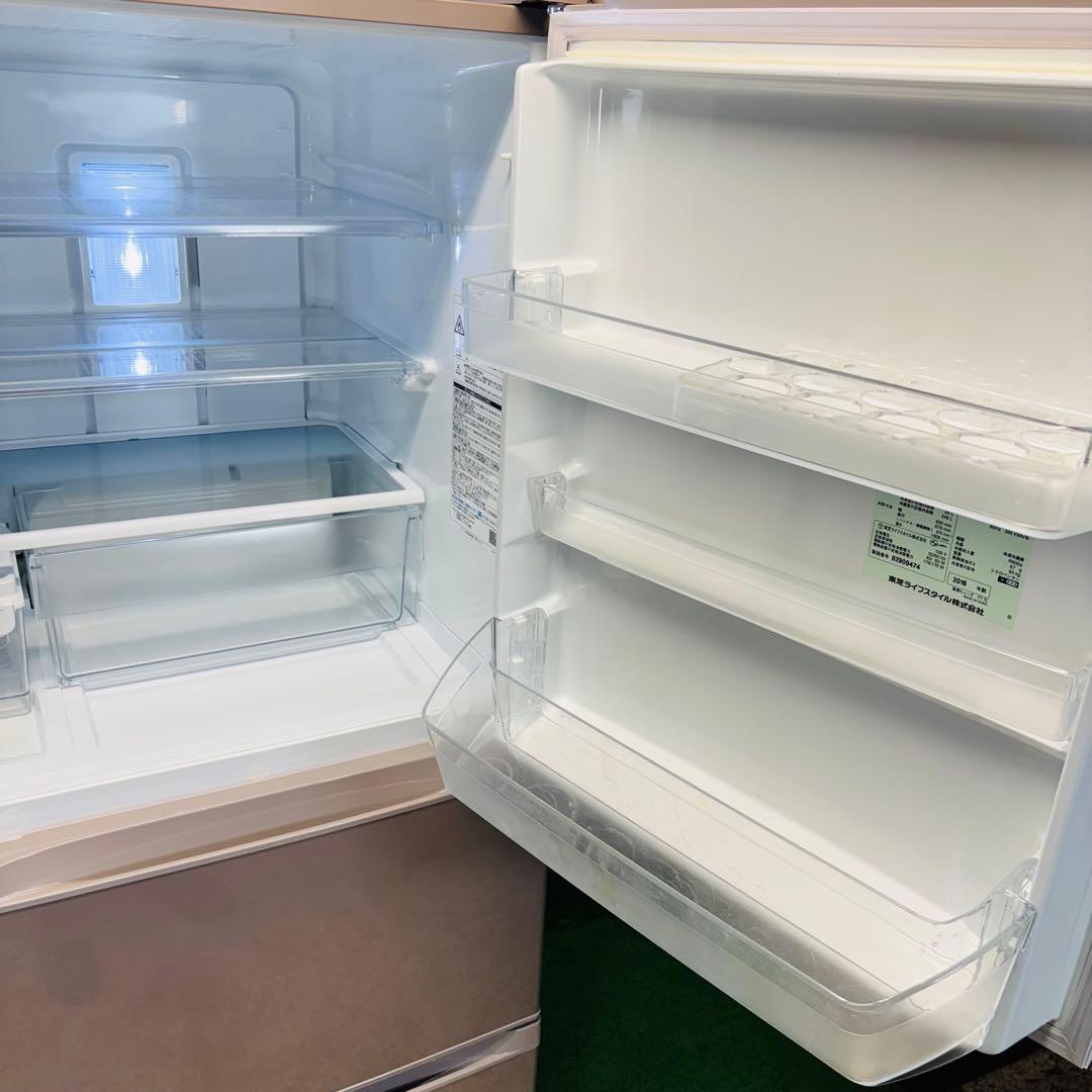 東芝 330L 冷蔵庫 2〜3人向け ロータイプ【地域限定配送無料】