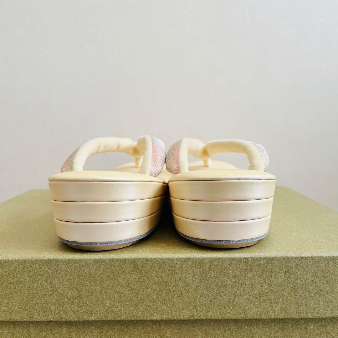 【新品未使用品】振袖用バッグ　草履　成人式　振袖　西陣織　正絹　Lサイズ相当