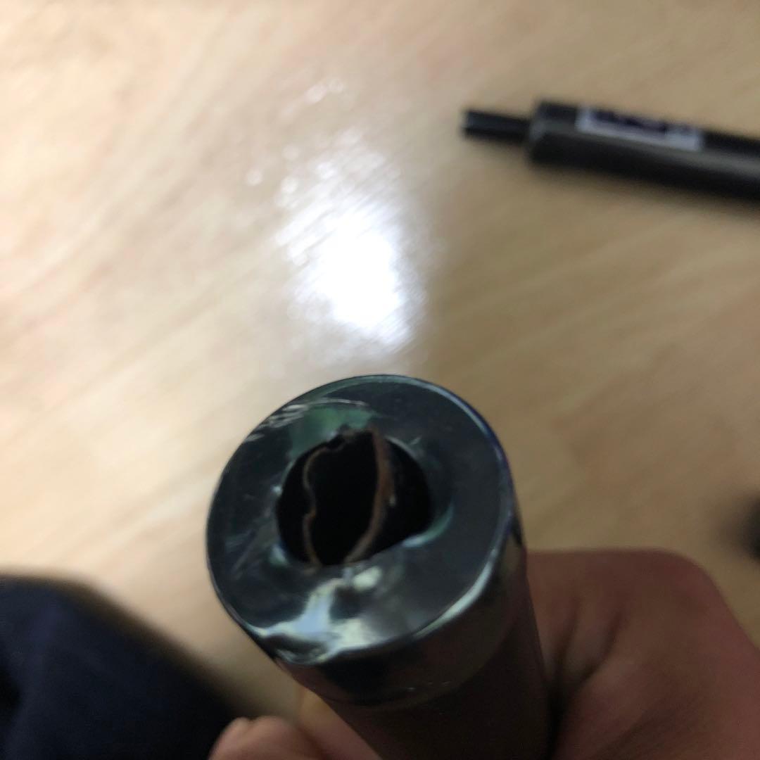 中学生の時に破壊した傘の持ち手