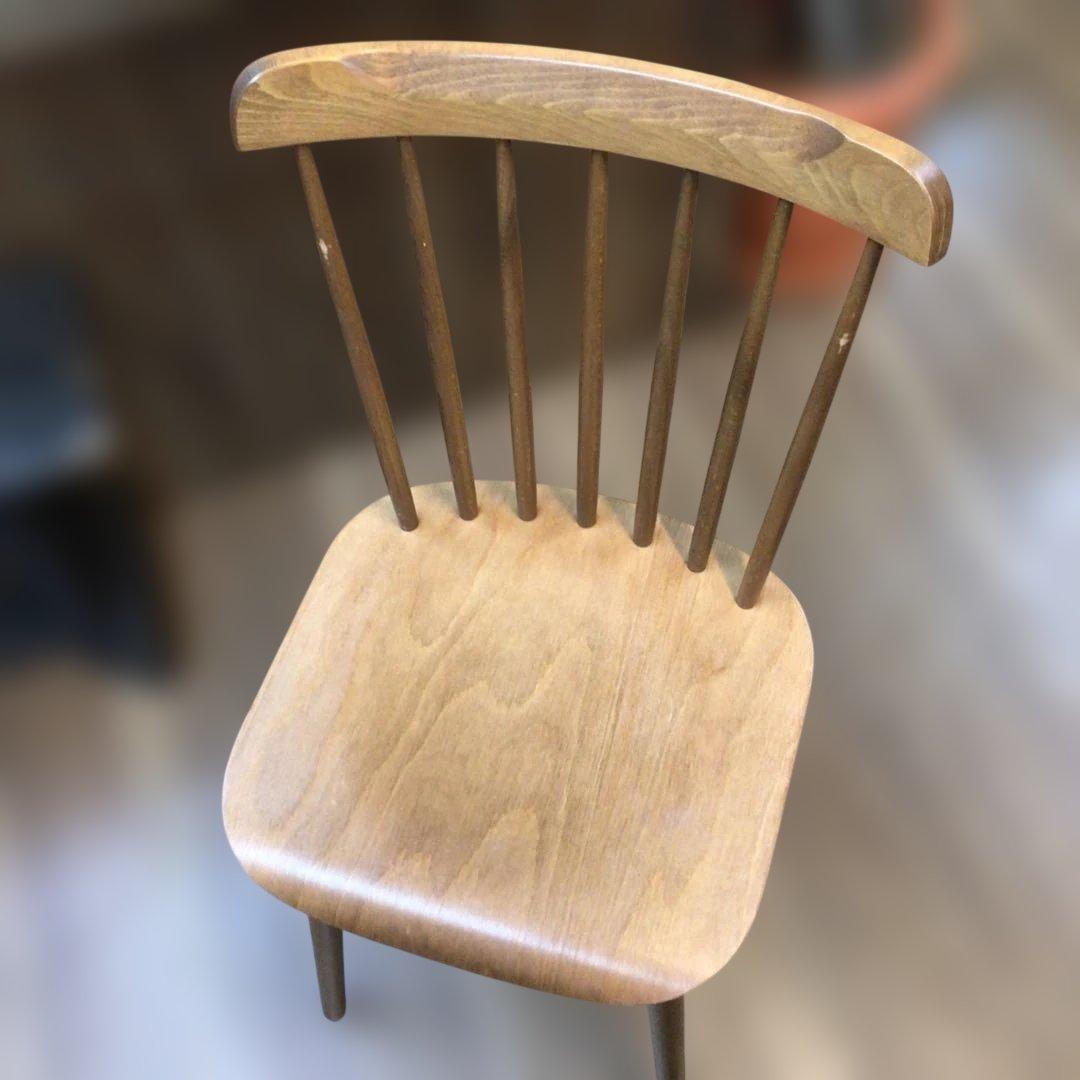 TON社 アイロニカチェア ウインザーチェア USED キズ有 北欧 引取歓迎