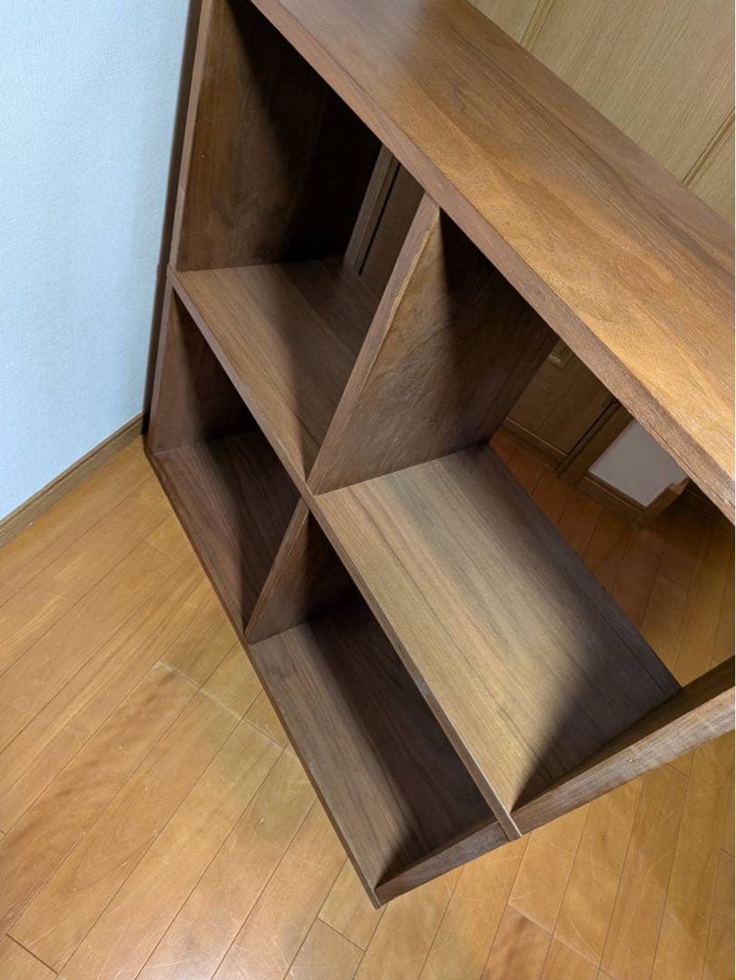 ■送料込■無印 スタッキングシェルフ 2×2 木製家具 棚 ラック収納MUJI