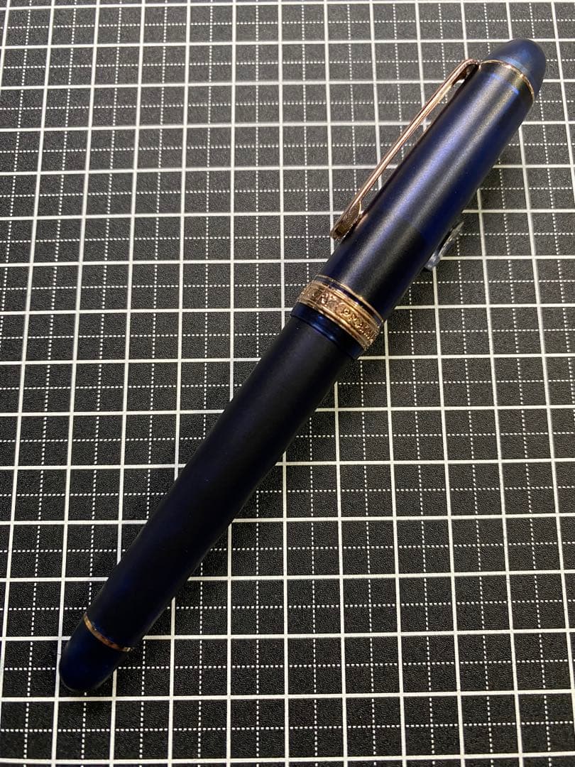 PLATINUM CENTURY #3776 インディゴの街　万年筆　字幅F