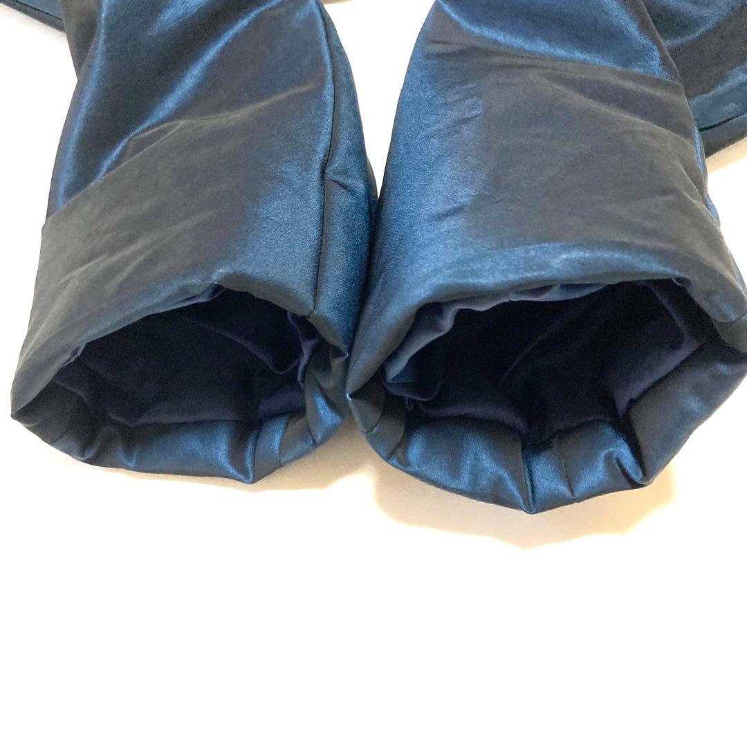 GIVENCHY ジバンシー ドローコード 中綿 フーデッドコート 42 ブルー