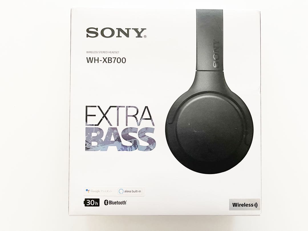 30時間の長時間バッテリー搭載、迫力の重低音のSONYワイヤレスヘッドホン