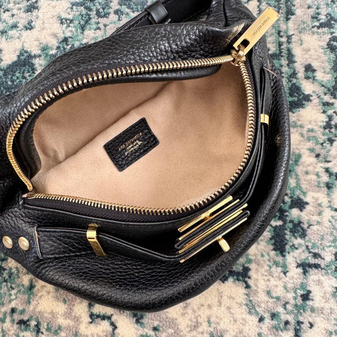 SITA PARANTICA シボカワウエストバッグ ドゥーズエムクラス 黒