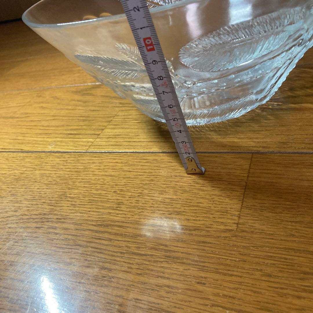 未使用　NUUTAJÄRVI Pioni ガラスボウル ヴィンテージ