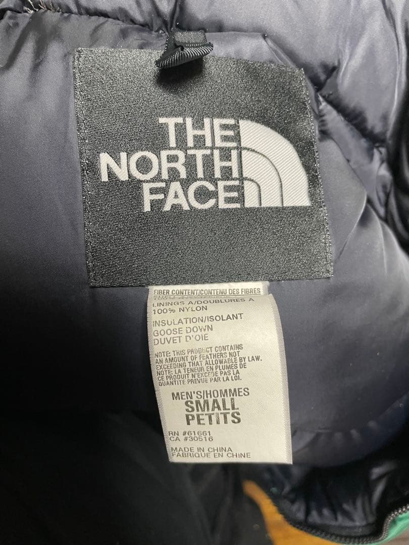 THE NORTH FACE ダウンジャケット　グリーン　ブラック
