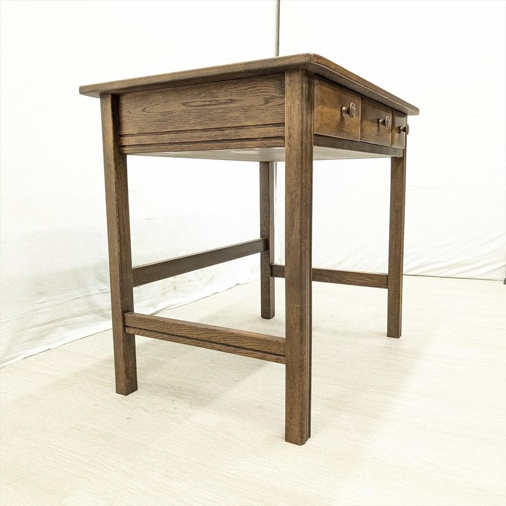 美品　山室家具製作所　旭川家具　エスポアール　楢 ナラ材　机　デスク　作業台