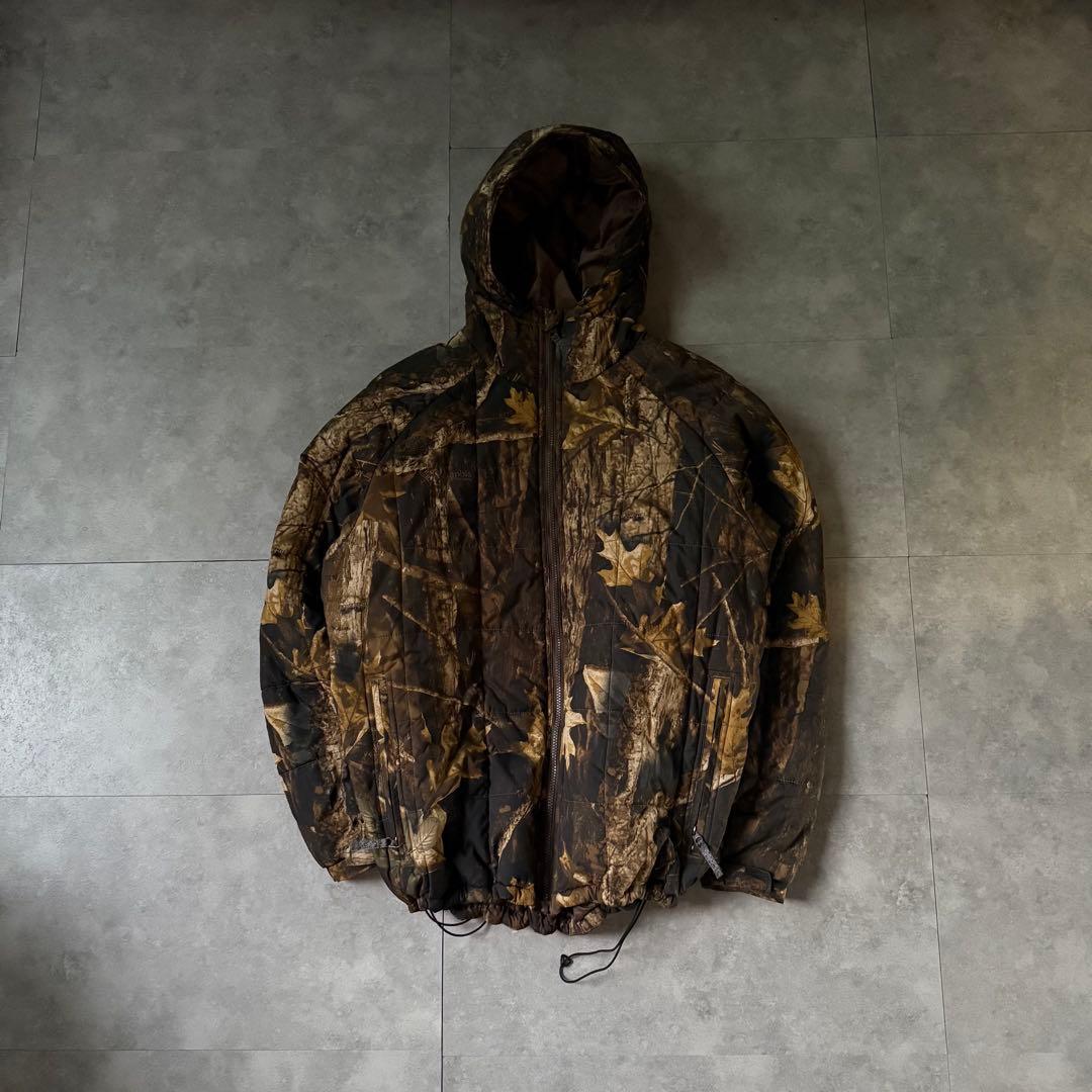【超希少❗️】極美品✨columbia ダウン　カモ柄　リアルツリー　L