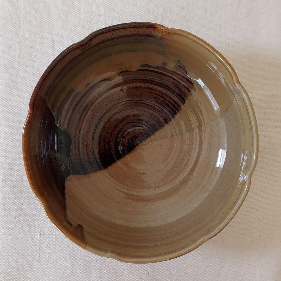 【味舌隆司(ましたたかし)】菓子器　菓子鉢　菓子入れ　高取釉　茶道具　茶道　美品