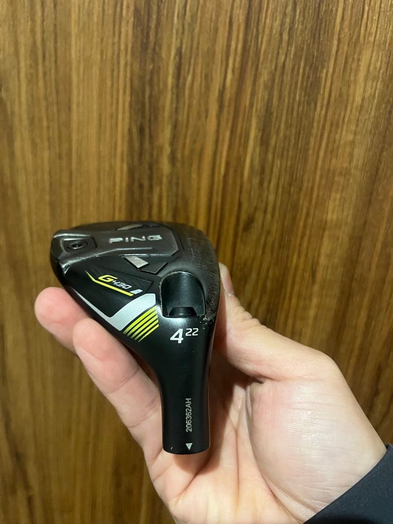 ping g430 ユーティリティ　4U 22度　ピン　ヘッド