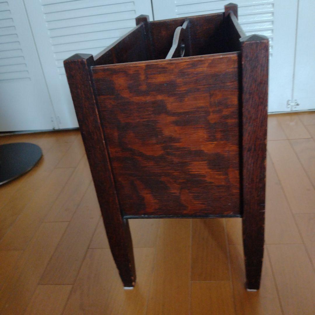 イギリスアンティーク　マガジンラック