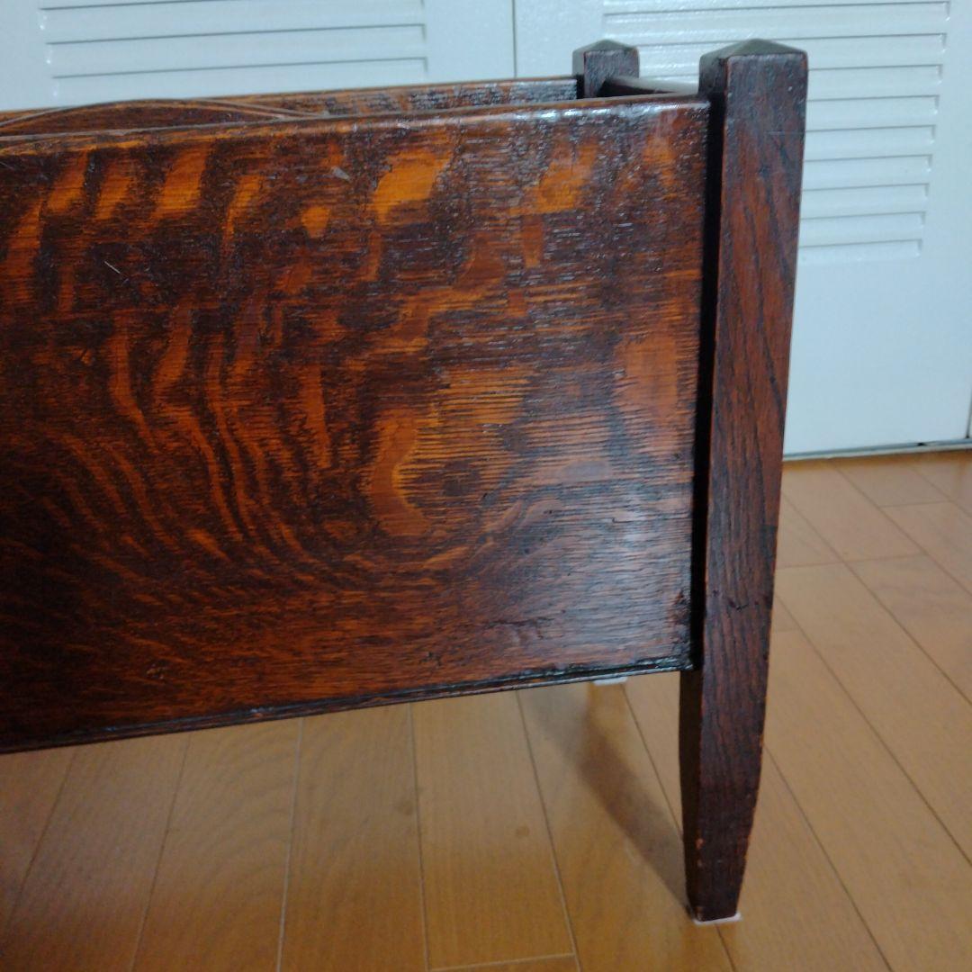 イギリスアンティーク　マガジンラック