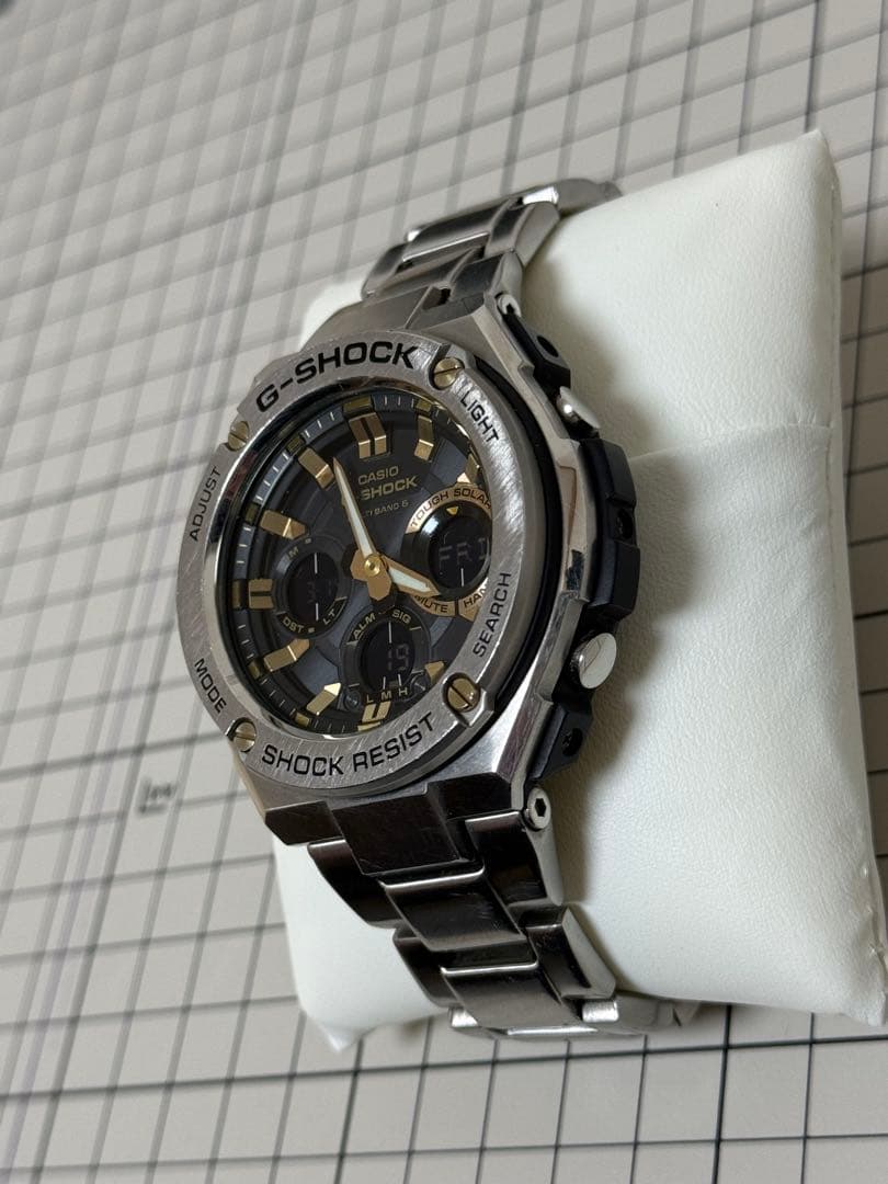 g-shock GST-W110D-1A9JF g-steel メタルバンド