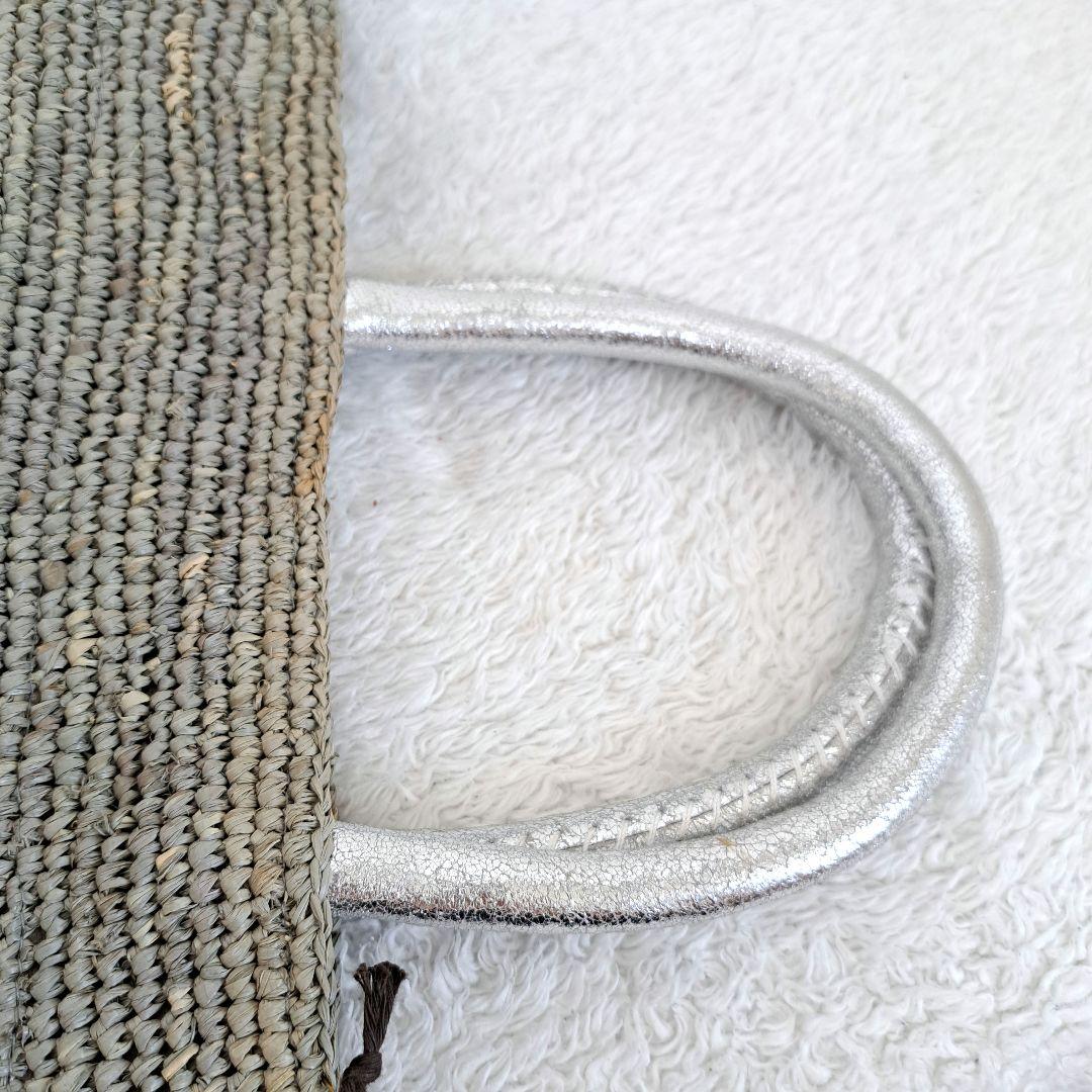 未使用　A point etc　アポワン ウテセ かごバッグ　トート　ラウィア