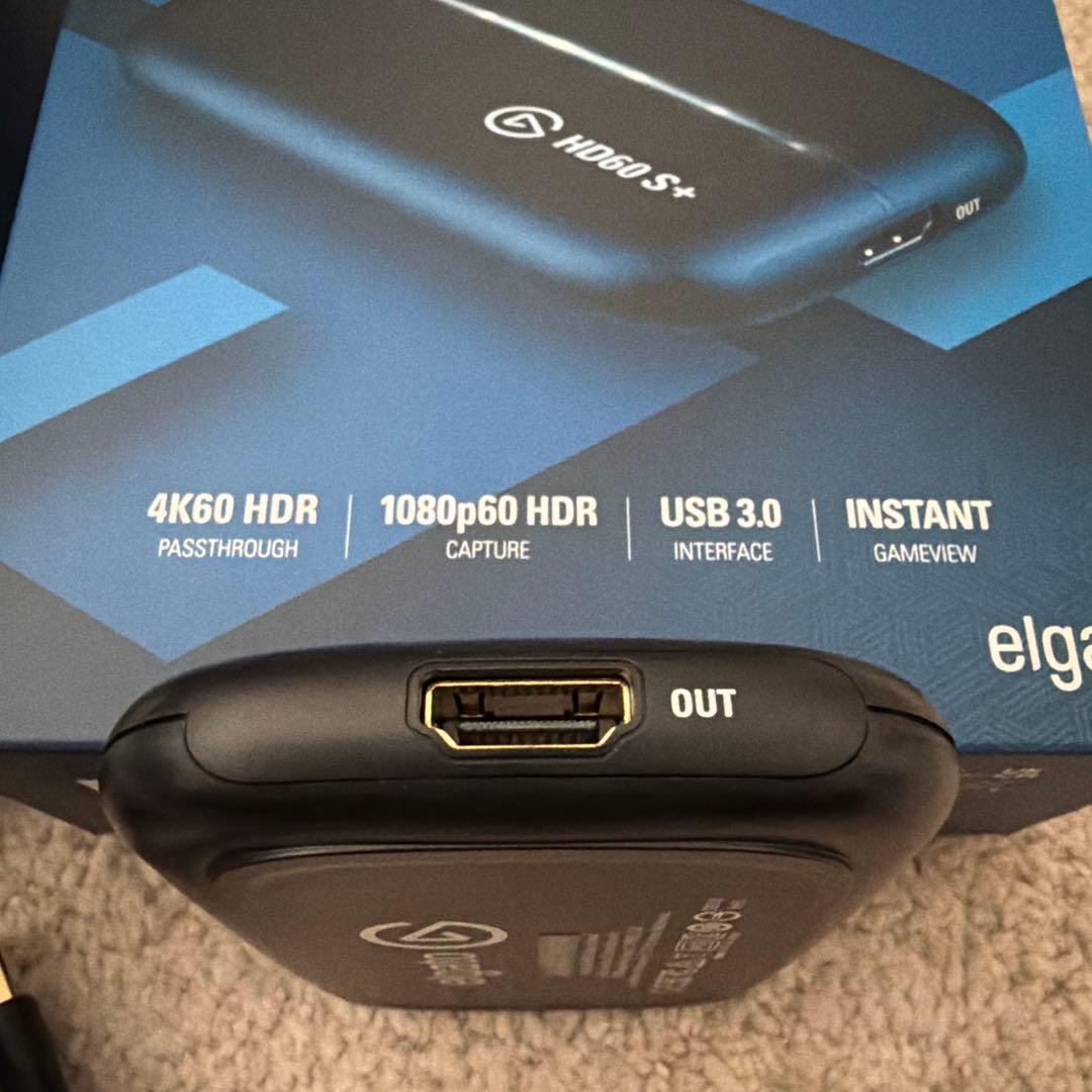 新品同様 Elgato HD60S＋　キャプチャーボード