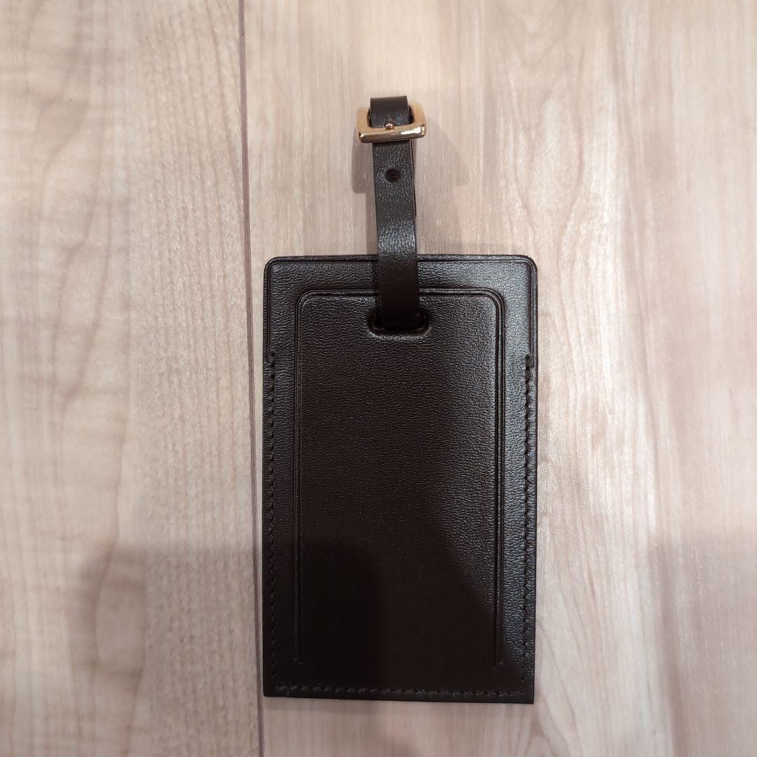 GLOBE TROTTER グローブトロッター ラゲッジタグ ダークブラウン