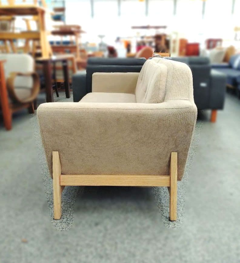 MODERNDECO モダンデコ 北欧デザイン ２人掛けソファ ラテベージュ