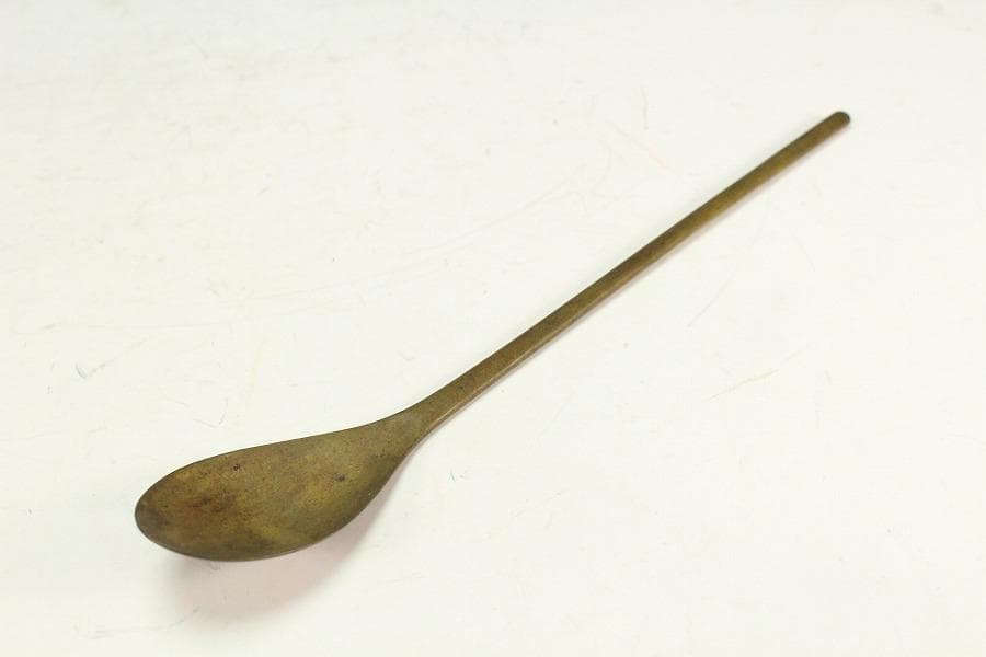 中国美術 壁玉 碗 台 匙付 時代物(K-A385)