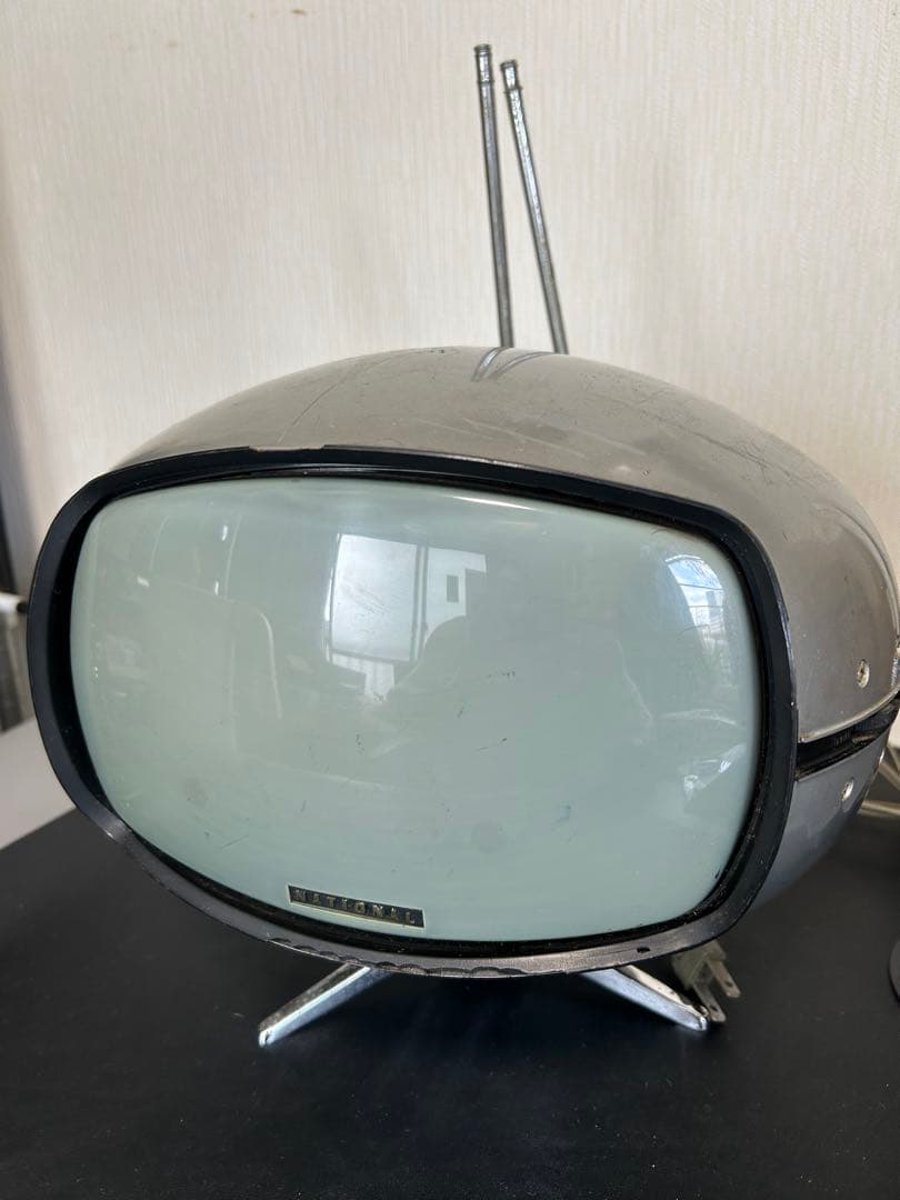 名作 スペースエイジ TV　ナショナルTR-603A レトロ　ミッドセンチュリー