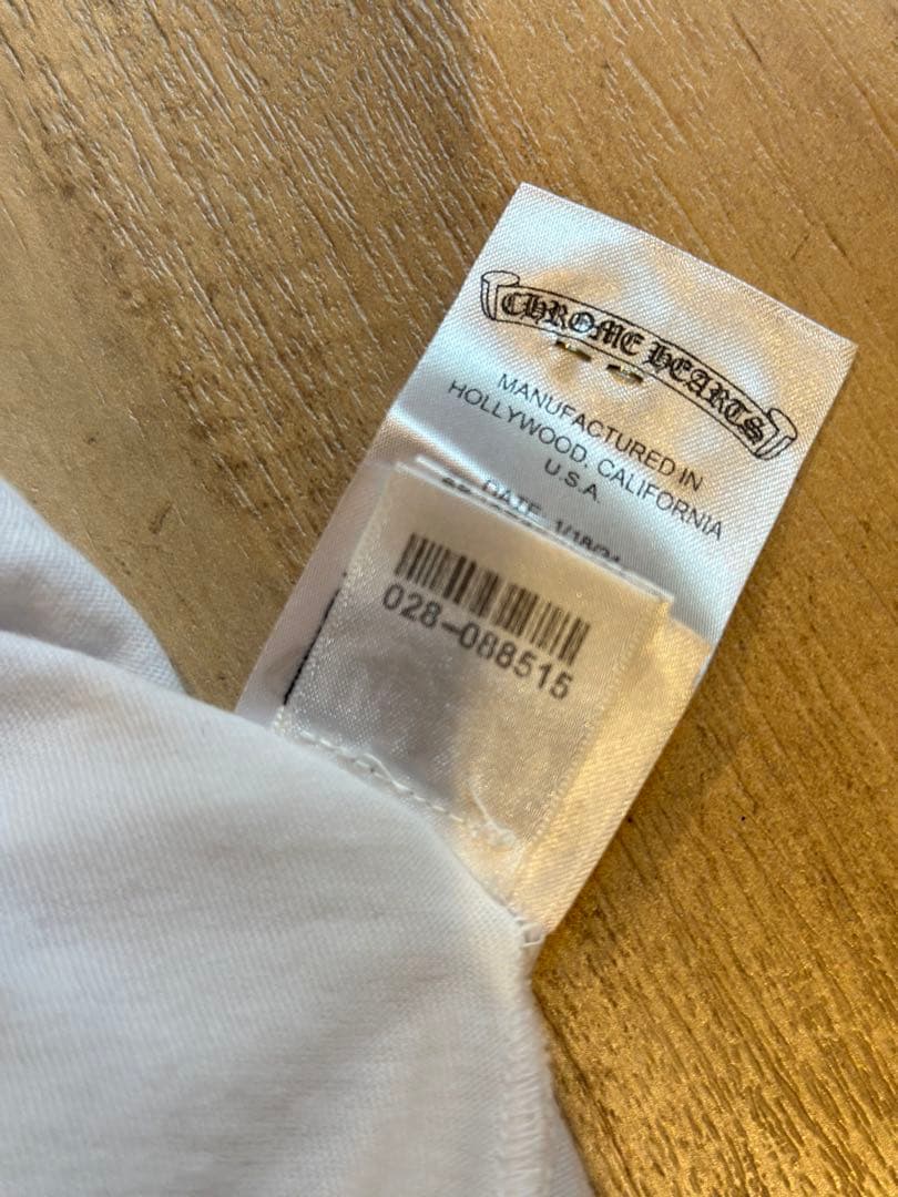 【美品　クリーニング済み】CHROME HEARTS Tシャツ フロントプリント