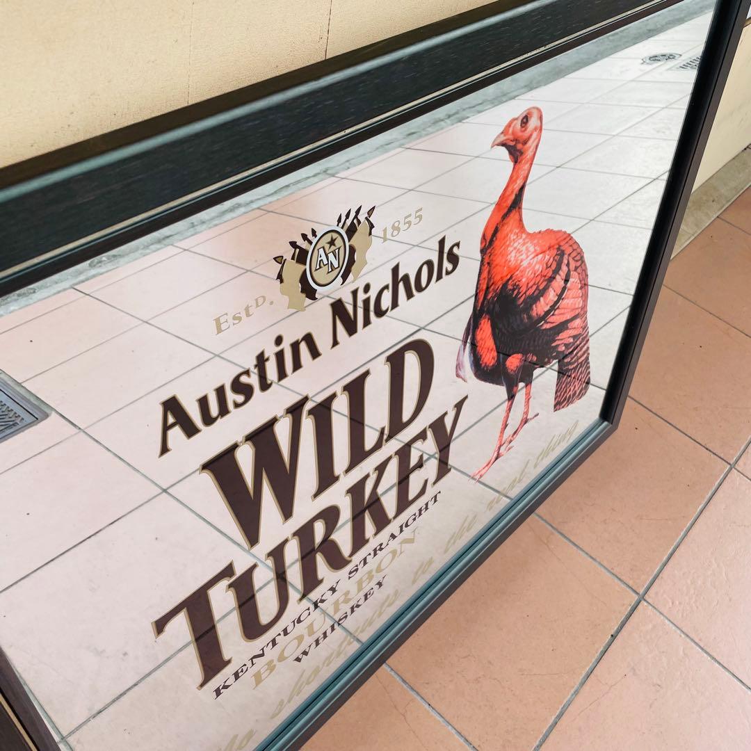 ワイルドターキー　パブミラー　レトロ　ヴィンテージ