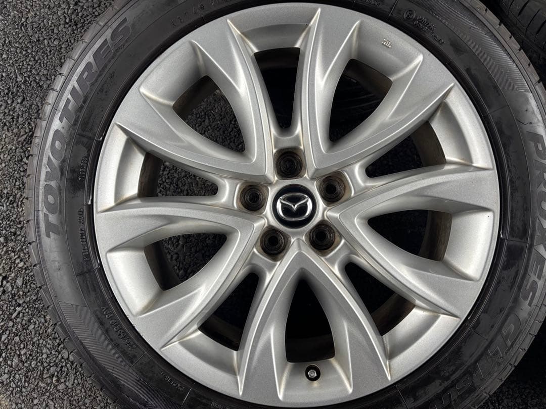 マツダCX5 純正19インチ ホイールセット TOYO PROXES 24年製