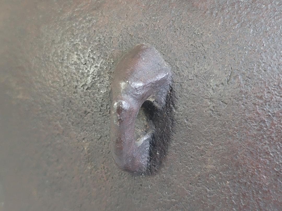 時代 丸釜 大國 釜環 共箱