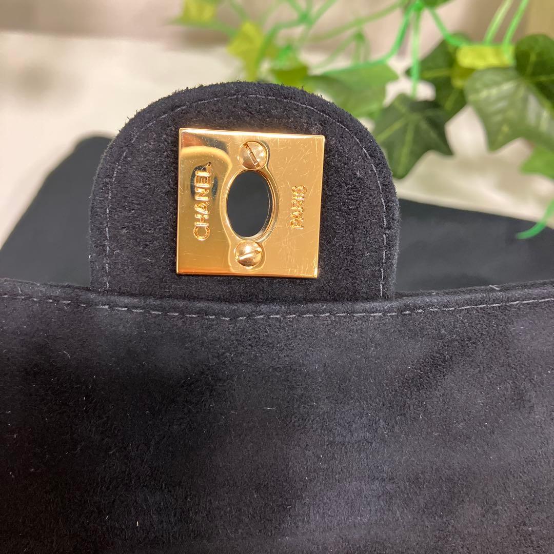 激レア品 CHANEL ミニマトラッセ スエード ブラック 5番台 美品